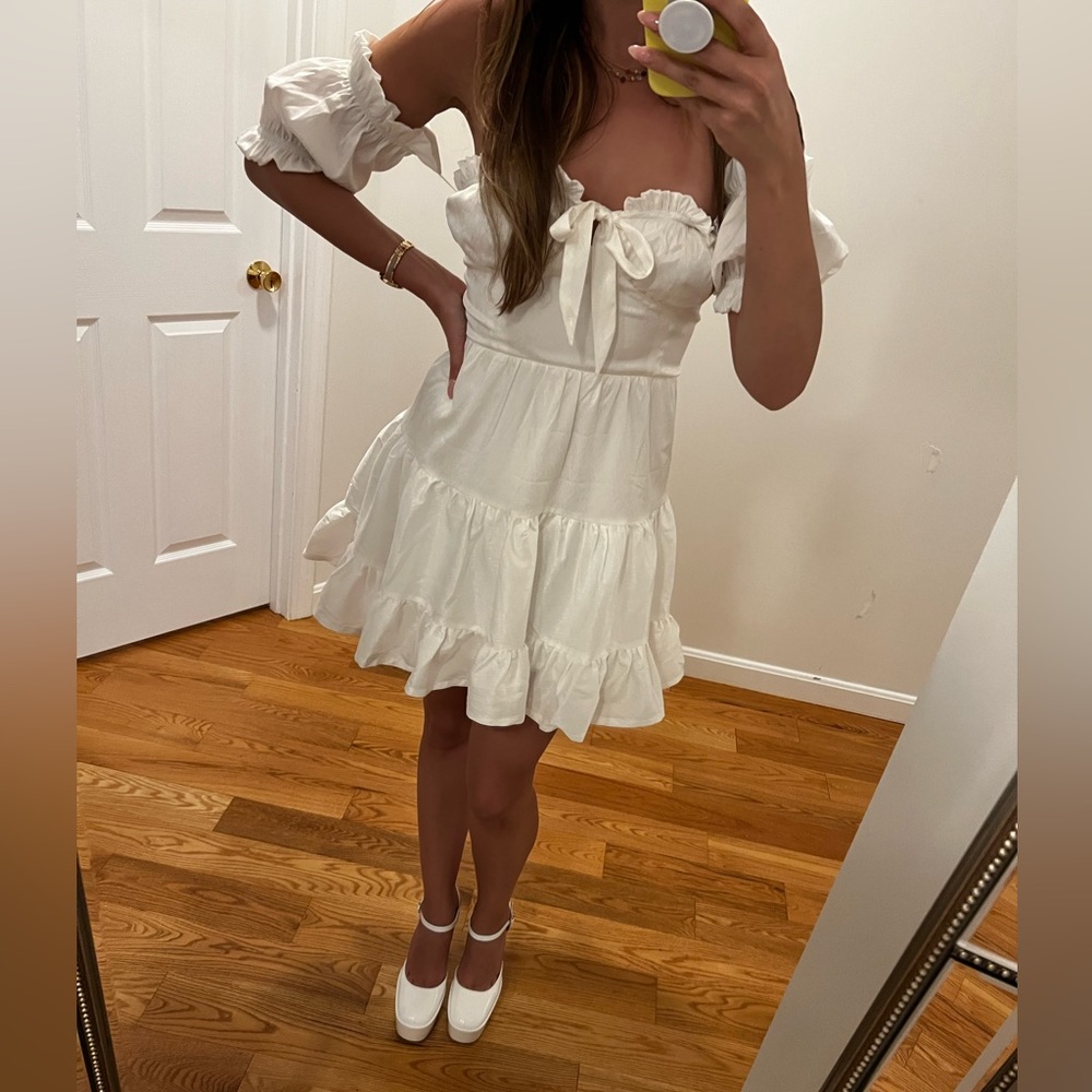 Alamour the label white mini dress - Picture 2 of 11